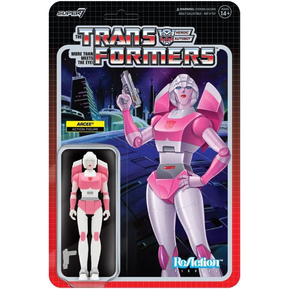 Super7 - Transformers ReAction W5 - Arcee  COLLECTIBLES